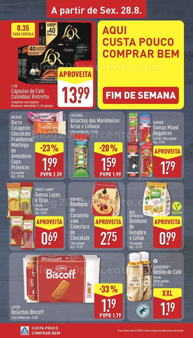 Antevisão Folheto ALDI Promoções de 24 a 30 agosto